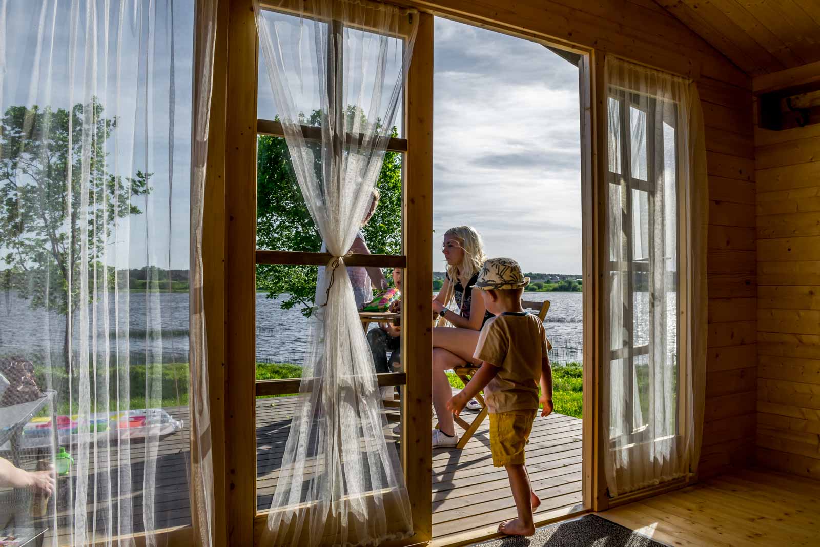 Kempings Doles sala - filmēšana